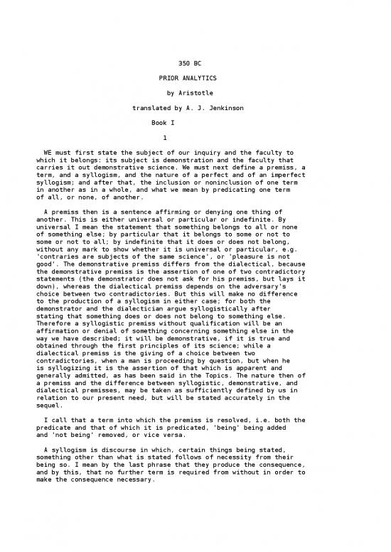 picture_Aristotle Prior Analytics | Filsafat